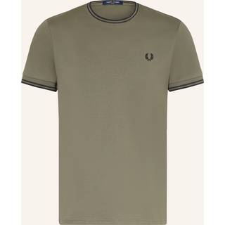 Fred Perry Twin Tipped T Shirt Green