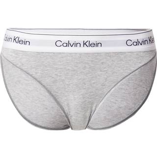 High Leg Bikini Briefs - Icon Cotton Modal - Grey - S