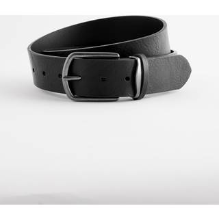 Next Black Distressed Faux Leather Belt