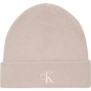 Signature Logo Beanie - Beige - One Size