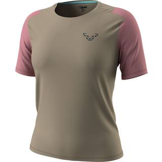 Dynafit Women's Transalper S/S Tee Funktionsshirt Damer størrelse S farve brun