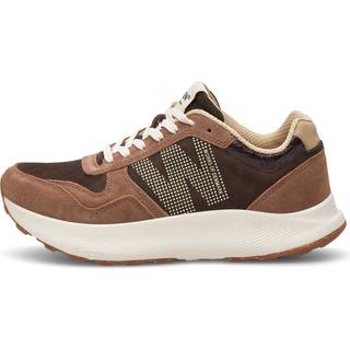 Mathilde Runner Suede Sneakers, Chocolate Multi, 39