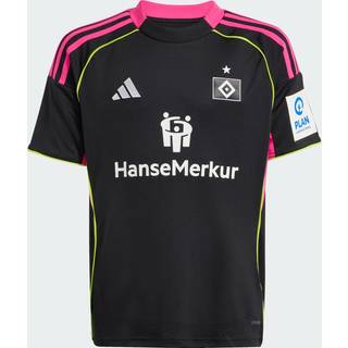 Hamburger SV Junior replikatrøje - Black / Team Semi Sol Yellow - 176