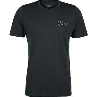 Stoic Merino155 LaholmSt. Print T-Shirt Mountain Merino-shirt Herrer størrelse 3XL farve sort