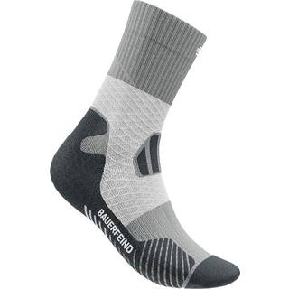 Bauerfeind Trail Run Mid Cut Running Socks Women - Grey, Size 35-38 - grey