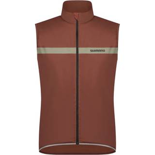 Shimano Evolve Wind Vest Insulated Cykelvest størrelse S farve brun
