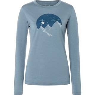 super.natural Women's Gondola L/S Longsleeve Damer størrelse S farve flint stone / various