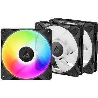 Arctic P14 Pro A-RGB - 3 Pack - Kabinet køler - 140mm - Sort med RGB LED lys