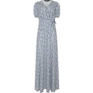 Lts Tall Navy Blue Ditsy Floral Print Wrap Maxi Dress 12 Lts | Tall Women's Maxi Dresses