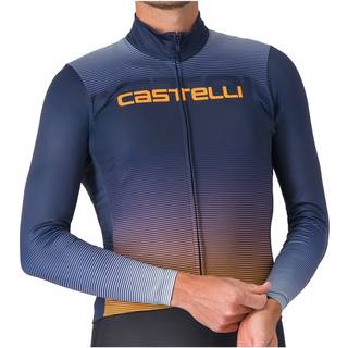 Castelli Apice Thermal Jersey Cykeljersey Herrer størrelse L farve blå