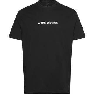 Armani Exchange Logo T Shirt Black