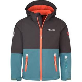 Trollkids Kid's Skjorta Jacket Softshelljakke Børn størrelse 128 farve grå