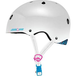 Pro-Tec X Santa Cruz Low Pro Skaterhjelm (White Gloss)