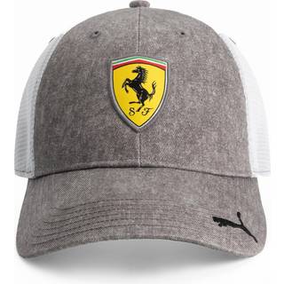 PUMA Scuderia Ferrari F1 Logo Trucker Hat - Gr? - One Size Passer de fleste