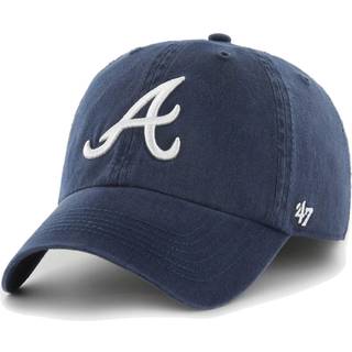 47 MLB holdfarve primr logo franchisemonteret baseballhat kasket Unisex voksen - Atlanta Braves - Navy (stor)