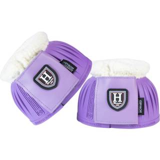 Harrison Howard gummistvler med pull-on klokke med fleecefor og ekstra stort lder Touch-Close tape Hovovertrksbeskyttelse til heste, der slge