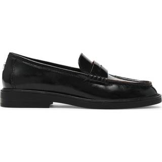 Alison Loafers, Black Leather, 40