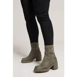 Yours Curve Yours Curve Grey Extra-Wide Fit Stretch Sock Heel Boots