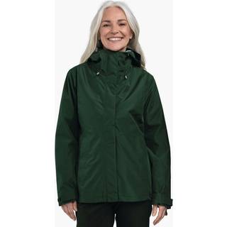 Schöffel Women's 3In1 Jacket Okere 3 i 1-jakke Damer størrelse 38 - Regular farve dark jade