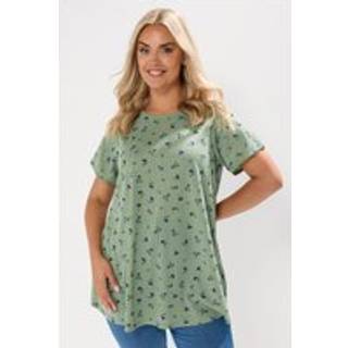 Yours Curve Yours Curve Swing Top Pico Trim T-Shirt