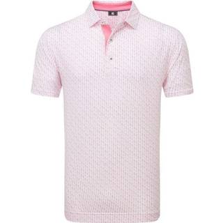 FootJoy Polo Figur Print Lisle, pink