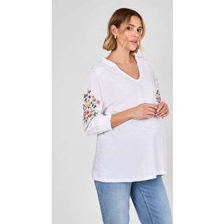 Jojo Maman Bébé Jojo Maman Bébé Maternity Broderet Jersey Top
