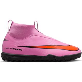 Nike Jr. Mercurial Superfly 10 Academy TF High-Top-fodboldsko til mindre/større børn - Pink - 36.5