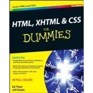 HTML, XHTML and CSS For Dummies, Edition 7 (Physical)