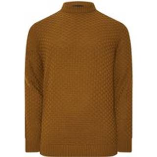 BadRhino Big & Tall BadRhino Big & Tall Tekstureret Rund Hals Strikketrøje