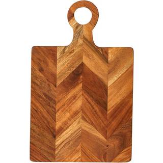 Da'core Skærebræt med håndtag sildeben 40x25cm akacietræ