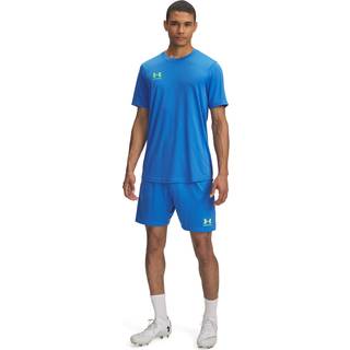 Under Armour Challenger Knit Men's 7" Shorts Blue Atlantis / High Vis Yellow XL