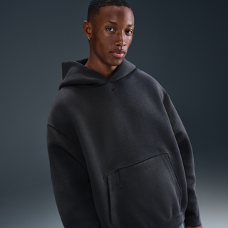 Oversized Nike Tech-hættetrøje i fleece til mænd - grå - XXL