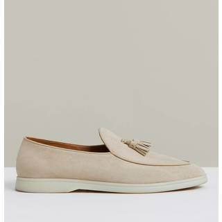 Reiss Reiss Light Stone Harrison Suede Tassel Loafers - 11 EU 45
