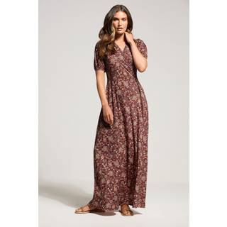 Lts Tall Orange Paisley Wrap Maxi Dress 8 Lts | Tall Women's Maxi Dresses
