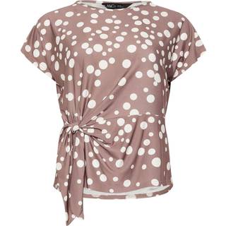 M & Co M & Co Nude Side Tie Top