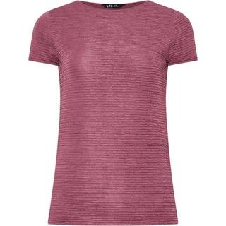 Lts Tall Blush Pink Textured Slash Neck Top Size 12