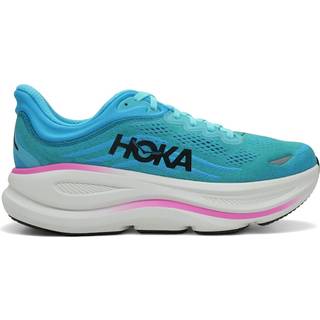 HOKA® Bondi 9 Løbesko Dame 38⅔ Skyward Blue/neon Fuchsia - Optimal komfort til lange løbeture
