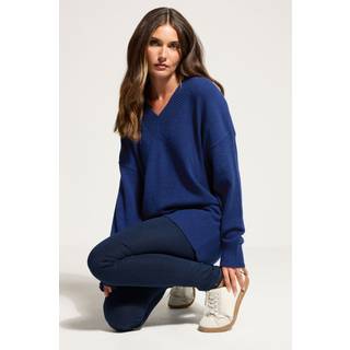 Lts Tall Cobalt Blue Wool Vneck Jumper 18-20 Lts | Tall Women's Sweaters & Jumpers