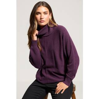 Lts Tall Purple Batwing Roll Neck Jumper 8-10 Lts | Tall Women's Sweaters & Jumpers