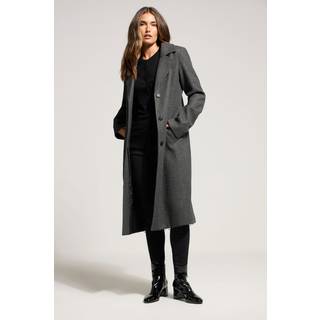 Lts Tall Charcoal Grey Formal Midi City Coat 18 Lts | Tall Women's Midi Coats