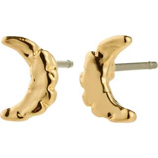 Pilgrim BETWEEN måne øreringe guldbelagt