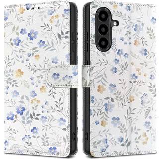 Samsung Galaxy A56 Tech-Protect Pung Cover med Magnet og Stativ - Forårsblomster