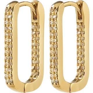 Pilgrim PHASE ovale hoops guldbelagt