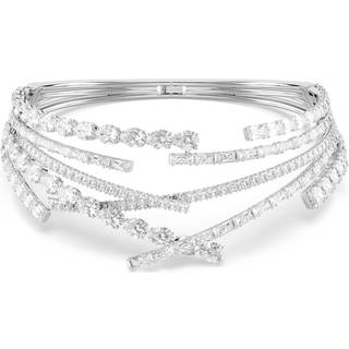 Matrix Halsband, Verschiedene Schliffe, Weiß, Rhodiniert