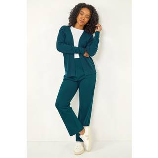 Roman Roman Green Petite Straight Leg Ponte Stretch Trousers