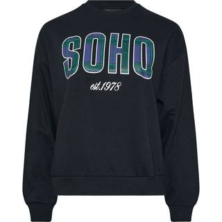 Yours Curve Yours Curve sweatshirt med rund hals