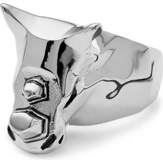 Mack Sølvfarvet Næsehorn Ring