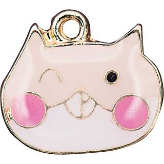 Anhänger Hamster 13,5x11mm Emaille - Mehrfarbig