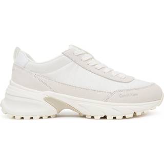 Calvin Klein Calvin Klein Suede and Emblem Logo Nylon Trainers