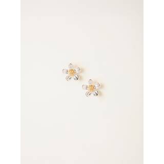 Fat Face FatFace Silver Tone Daisy Stud Earrings